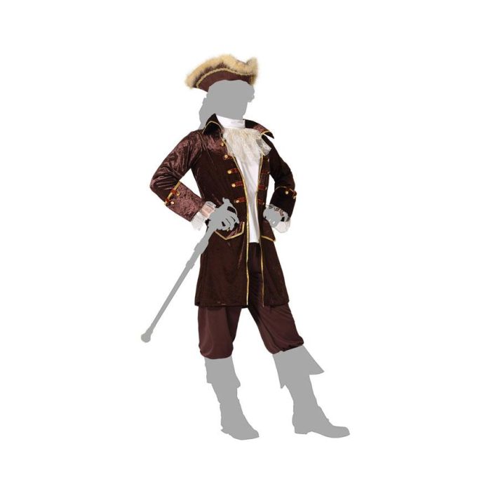 Disfraz Pirata Marrón Hombre Adulto XL 4 Disfraz Pirata Marrón Hombre Adulto XL 4