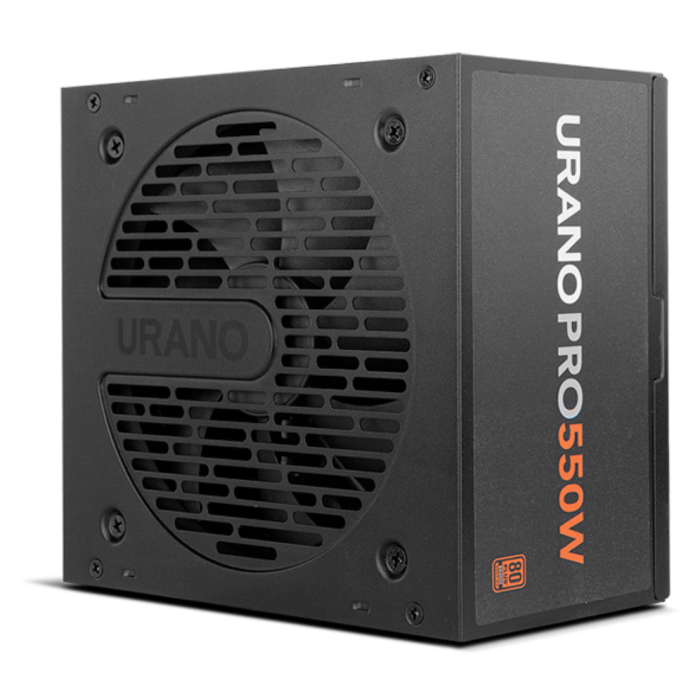 Nox NXURPRO550BZ Fuente de Alimentación Urano PRO 550W 80 Plus Bronze con Ventilador 120mm PWM y Cables Planos