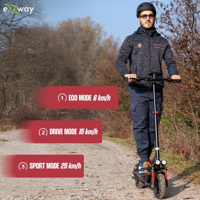 Ezway Patinete Eléctrico Todoterreno Plegable EBOOST INFINITY 800W 48V Autonomía 90km con Luz de Freno e Intermitentes 1 Ezway Patinete Eléctrico Todoterreno Plegable EBOOST INFINITY 800W 48V Autonomía 90km con Luz de Freno e Intermitentes 1