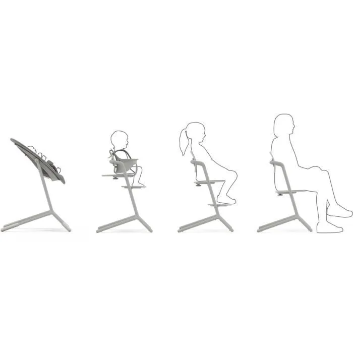 Cybex Gold Trona escalable y ajustable Lemo 2 - Gris ante CYB1707265122497 2