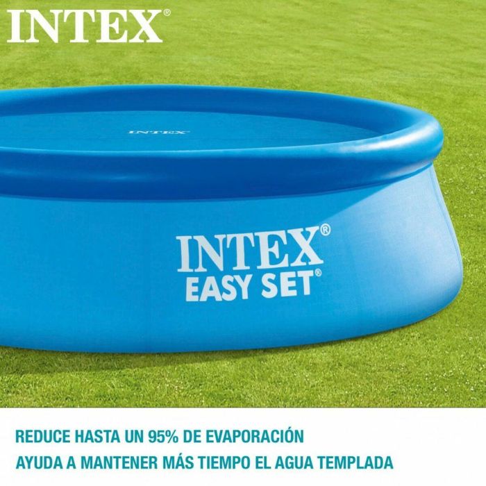 Intex Cobertor Solar para Piscina Easy Set Redonda, Diámetro 244 cm, Material PVC 2