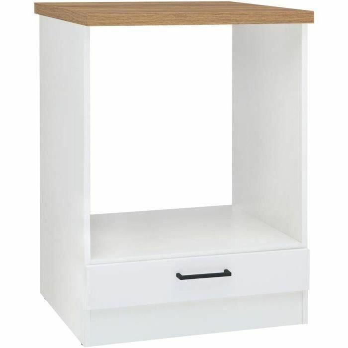 Junona JUNONAMBFOURBLPL Mueble bajo de cocina Serie Four con plan de trabajo integrado, 60 cm, Blanco brillante 0 Junona JUNONAMBFOURBLPL Mueble bajo de cocina Serie Four con plan de trabajo integrado, 60 cm, Blanco brillante 0