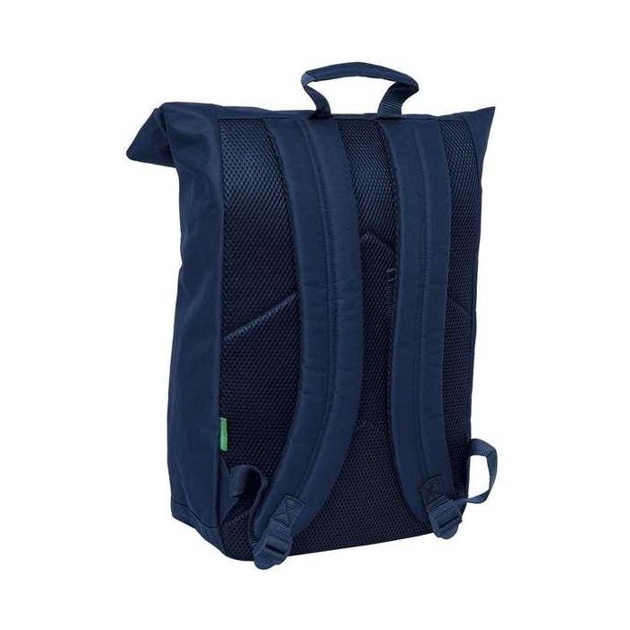 Mochila para Portátil Benetton Italy Azul marino 28 x 42 x 13 cm 1