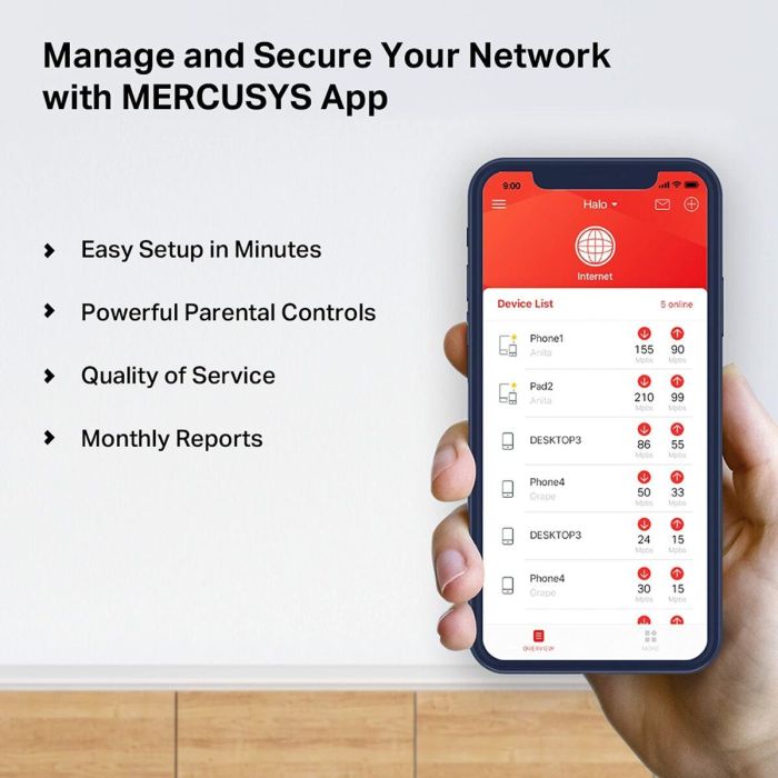 Mercusys Halo H50G Sistema Wi-Fi Malla para Hogar, Doble Banda 2.4/5 GHz, Wi-Fi 5 (802.11ac), Pack de 2 Nodos, Color Blanco 20 Mercusys Halo H50G Sistema Wi-Fi Malla para Hogar, Doble Banda 2.4/5 GHz, Wi-Fi 5 (802.11ac), Pack de 2 Nodos, Color Blanco 20
