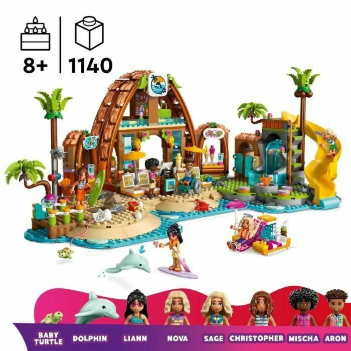 Lego Friends 42673 Vacaciones en el resort de playa Set de construcción para niñas de 8 años 4 Lego Friends 42673 Vacaciones en el resort de playa Set de construcción para niñas de 8 años 4