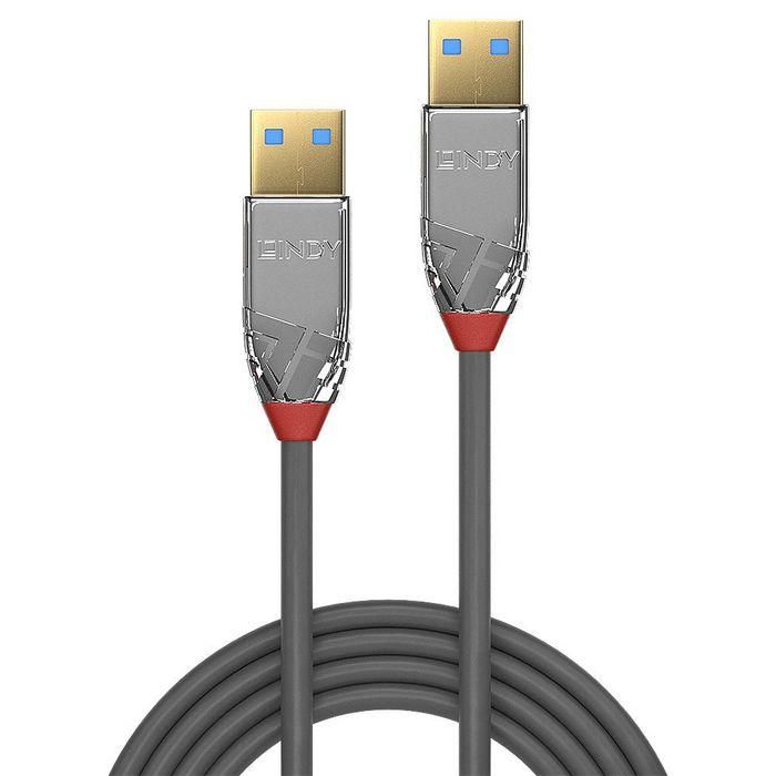 Lindy 2m USB 3.2 Type A to A Cable, 5Gbps, Cromo Line 1 Lindy 2m USB 3.2 Type A to A Cable, 5Gbps, Cromo Line 1