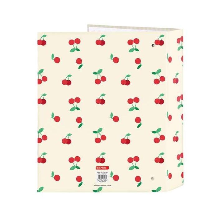 Carpeta de anillas Safta Cherry Beige A4 27 x 33 x 6 cm 1 Carpeta de anillas Safta Cherry Beige A4 27 x 33 x 6 cm 1