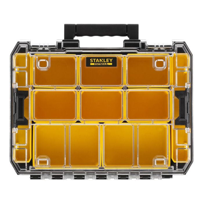 Stanley Fatmax Organizador de gran capacidad FMST82967-1 - Negro con 10 compartimentos extraíbles Stanley Fatmax Organizador de gran capacidad FMST82967-1 - Negro con 10 compartimentos extraíbles