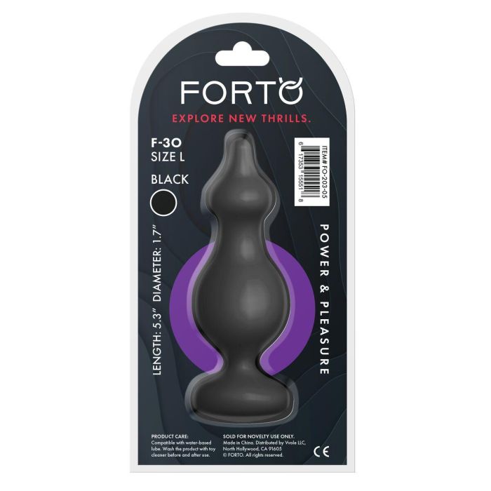 Plug Anal Forto Negro 2 Plug Anal Forto Negro 2