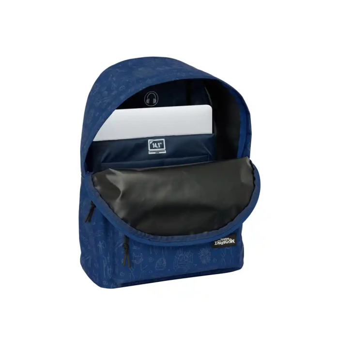 Safta Mochila para portátil 14,1" Como Entrenar a Tu Dragón 31x41x16cm 3