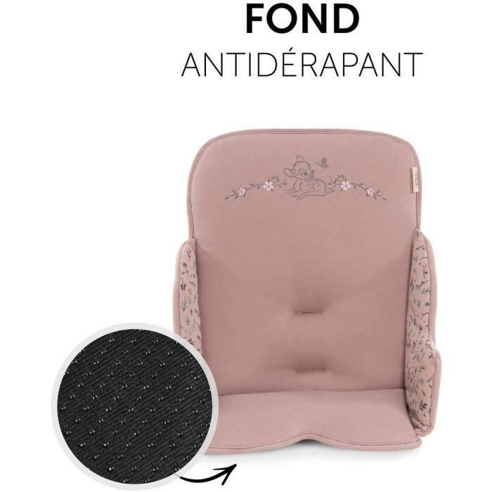 Hauck AAAPN65432 Reductor de Trona Antideslizante - Diseño Bambi Rose para Comodidad del Bebé 5