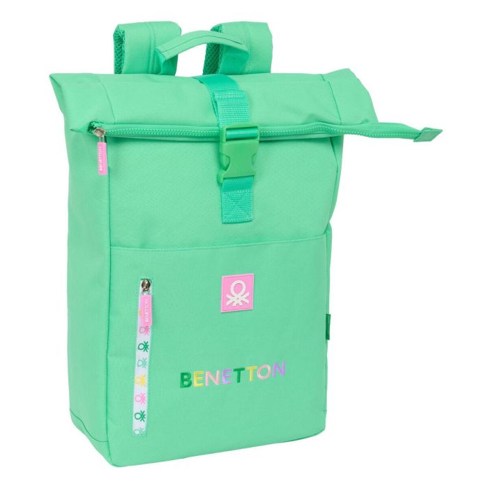 Mochila Casual Benetton Mint Verde 0 Mochila Casual Benetton Mint Verde 0