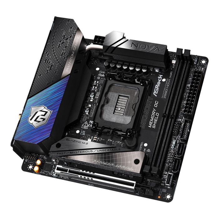 ASRock Z890I NOVA WiFi Placa Base Mini ITX Intel Z890 Socket LGA 1851 DDR5 WiFi 7 Ethernet 5Gb 5