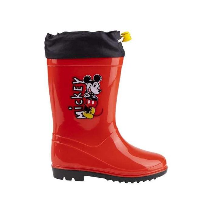 Cerdá Botas de Lluvia Infantiles Mickey Mouse Disney de PVC Color Rojo Talla 22 para Niños (3 Años) Cerdá Botas de Lluvia Infantiles Mickey Mouse Disney de PVC Color Rojo Talla 22 para Niños (3 Años)
