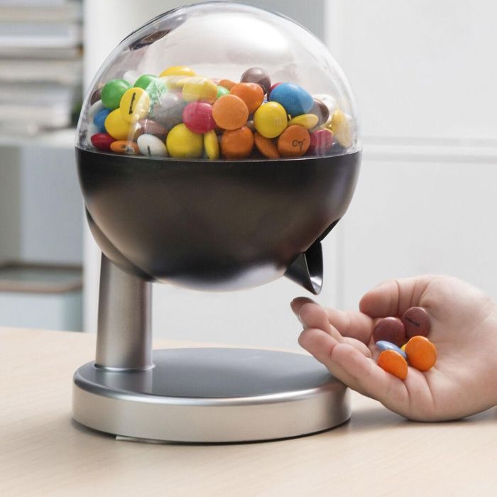 Mini Dispensador Automático de Caramelos y Frutos Secos InnovaGoods 5 Mini Dispensador Automático de Caramelos y Frutos Secos InnovaGoods 5