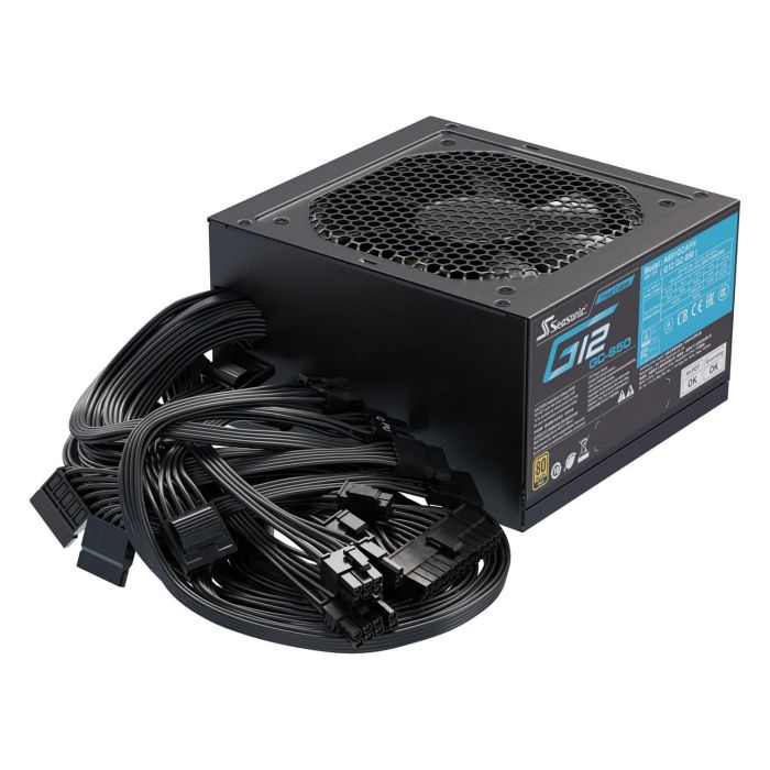 Seasonic Fuente de Alimentación G12 GC-850 850W 80+ Gold ATX No modular para PC Negra 3