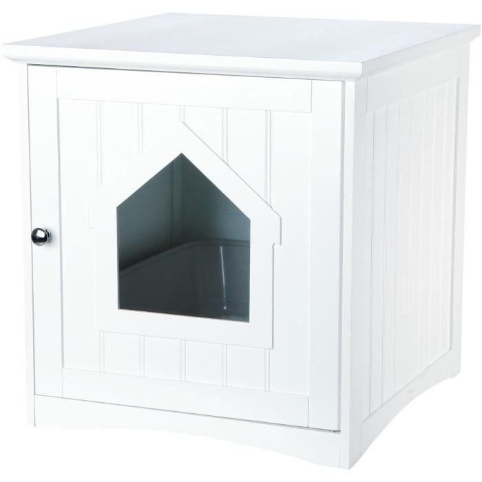 Cabina de inodoro TRIXIE - 49x51x51cm - Blanco - Para gatos 2 Cabina de inodoro TRIXIE - 49x51x51cm - Blanco - Para gatos 2