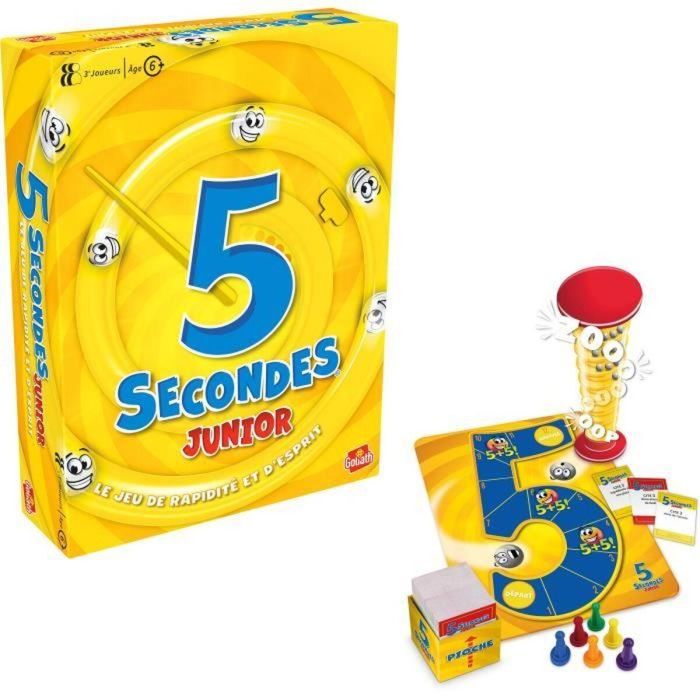Goliath Secondes junior - Juego divertido y rápido - A partir de 6 años - Ref: 8720077349728