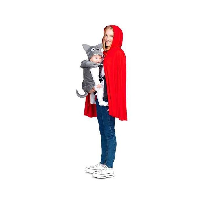 Disfraz cubremochila caperucita y lobito talla one size adult 1 Disfraz cubremochila caperucita y lobito talla one size adult 1