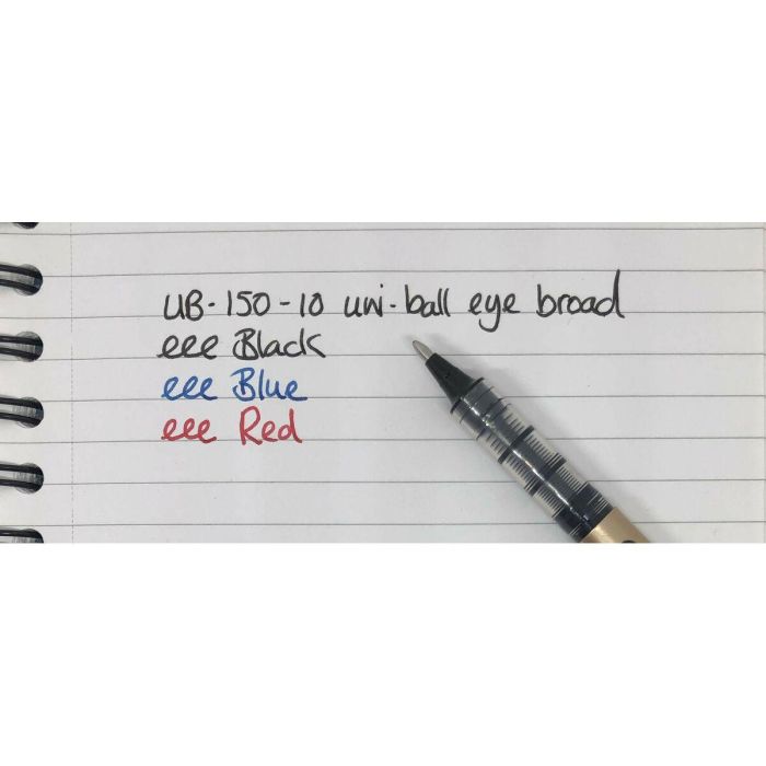 Boligrafo de tinta líquida Uni-Ball UB-150-10 Azul 1 mm (12 Piezas) 2 Boligrafo de tinta líquida Uni-Ball UB-150-10 Azul 1 mm (12 Piezas) 2