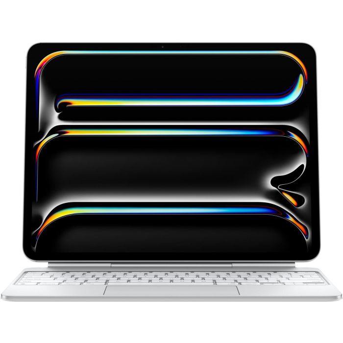 Apple Magic Keyboard para iPad Pro 13 (M4) - Teclado QWERTY Inglés EE. UU. - Trackpad - Retroiluminado - Blanco