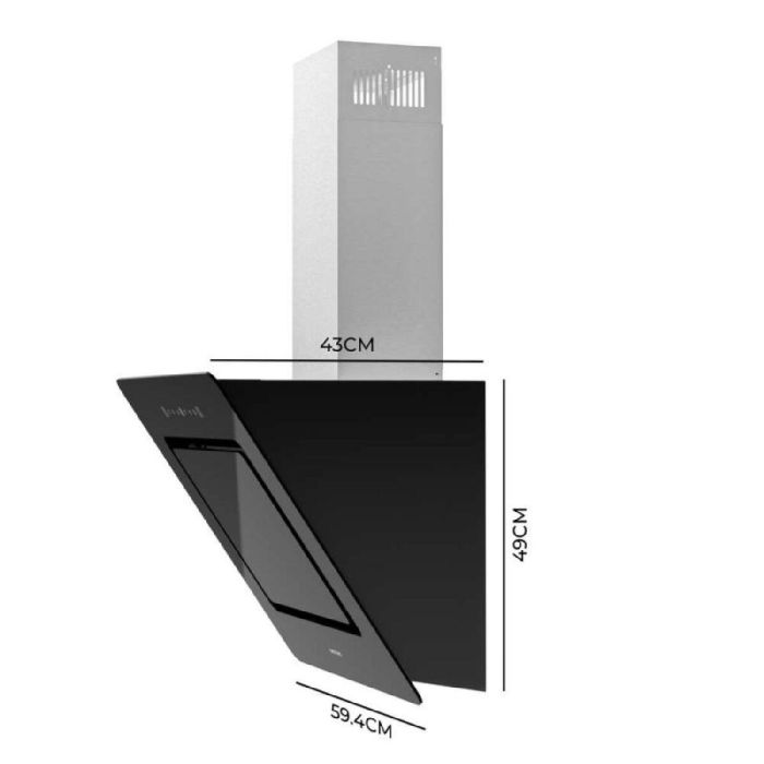 Campana Convencional Cecotec Bolero Flux DT 608002 Negro 4