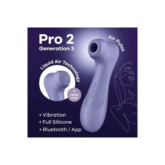 Succionador de Clítoris Satisfyer PRO 2 GENERATION 3 Morado 4 Succionador de Clítoris Satisfyer PRO 2 GENERATION 3 Morado 4