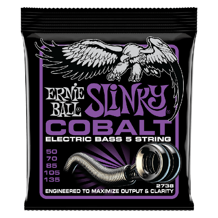 Juego Bajo Eléctrico Cobalt Slinky 5 St 50-135 2 Juego Bajo Eléctrico Cobalt Slinky 5 St 50-135 2