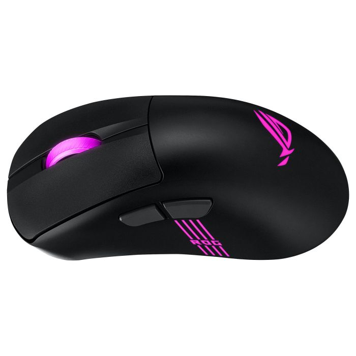 Asus Ratón de Juego ROG Keris II Origin BLK 90MP04A0-BMUA00 RF Wireless + Bluetooth + USB Type-A Óptico 42000 DPI Negro