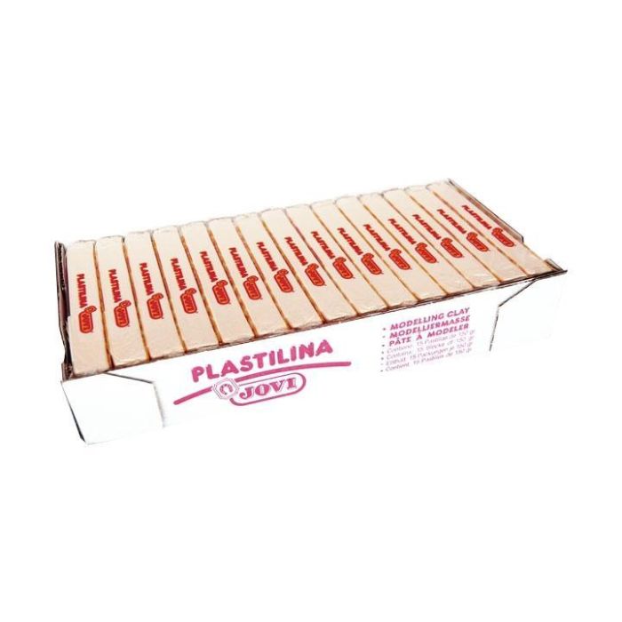 Jovi Plastilina School Caja 15 Pastillas 150 gr Blanco