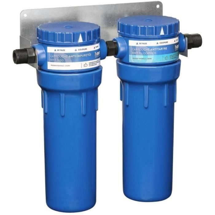 BWT Estación de Filtración de Agua Doméstica Anti-Impurezas, Anti-Incrustaciones y Anti-Corrosión LISTA PARA INSTALAR, 1500 L/h