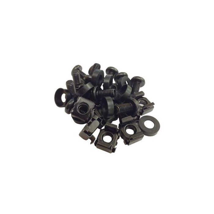 WP WPN-AVA-SS50 Kit de 50 tornillos, arandelas y tuercas para bastidores 19" negro