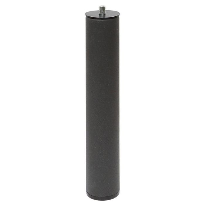 Q&Q Pata Metálica Fija Hotel F Ø50mm Altura 250mm Robusta de Acero Antracita Rosca M10 para Camas (Pack 4 Unidades) Q&Q Pata Metálica Fija Hotel F Ø50mm Altura 250mm Robusta de Acero Antracita Rosca M10 para Camas (Pack 4 Unidades)