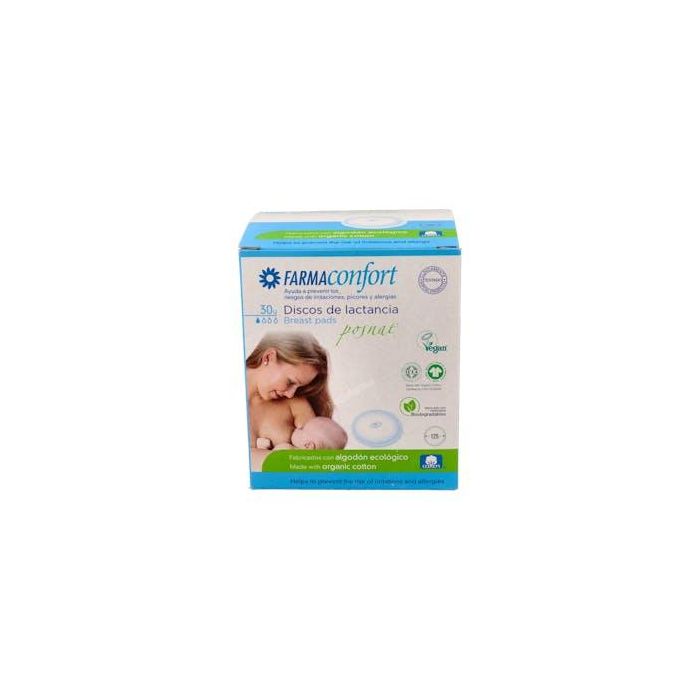 Farmaconfort Discos Lactancia Algodón 30 Unidades