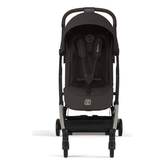 Cybex CYB4063846523368 Cochecito Ultracompacto Cómodo Orfeo 4 Ruedas Marrón Chocolate 6
