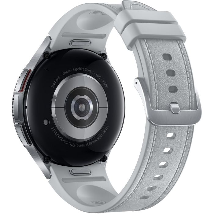 Smartwatch Samsung Galaxy Watch6 Classic Ø 47 mm Gris Plateado Sí 3 Smartwatch Samsung Galaxy Watch6 Classic Ø 47 mm Gris Plateado Sí 3