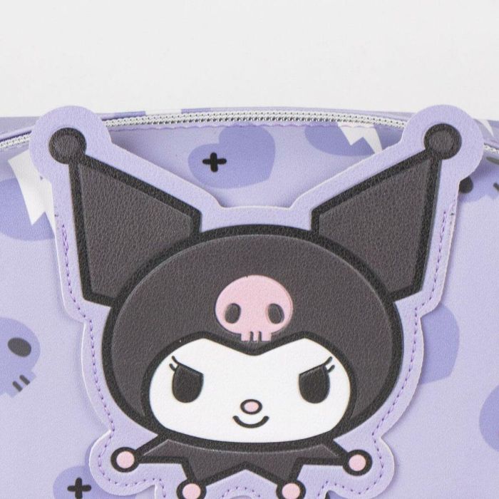 Cerdá Neceser de Aseo para Viajes Hello Kitty Colección Invierno 2025 Morado | Bolsa Organizadora de Cosméticos Infantil para Niñas 1