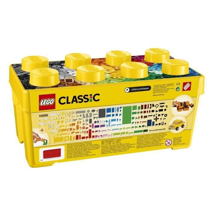 Juego de construccion ladrillos creativos en caja 484 piezas lego classic 1 Juego de construccion ladrillos creativos en caja 484 piezas lego classic 1