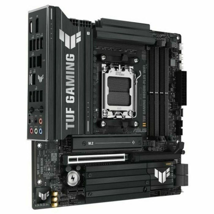 ASUS TUF GAMING B850M-PLUS WiFi Placa Base micro ATX AMD B850 Zócalo AM5 DDR5 para Ryzen 7000/8000/9000 Series Wi-Fi 6E BT 5.3 35