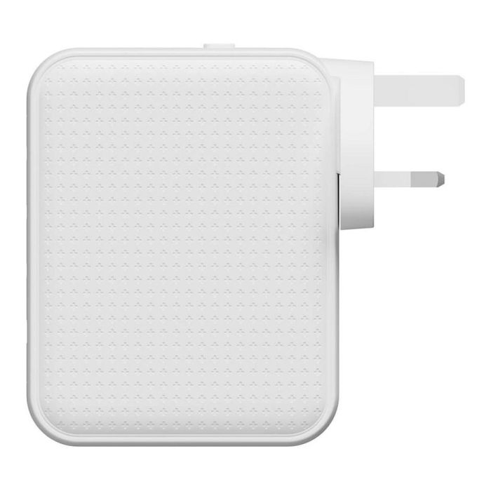 Targus Cargador GaN 145W HJ1001WHWWGL para Múltiples Dispositivos, Carga Rápida PD 3.1 QC 3.0, Blanco