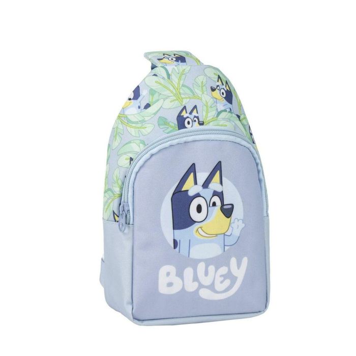 Mochila Infantil Bluey Bandolera Azul 13 x 23 x 7 cm