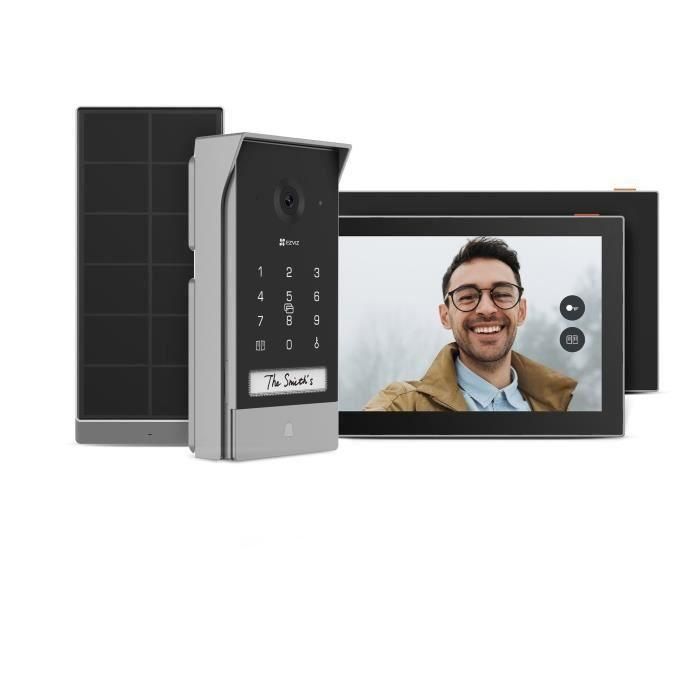 EZVIZ EP7 sistema de intercomunicación de video 17,8 cm (7") Negro, Plata 3