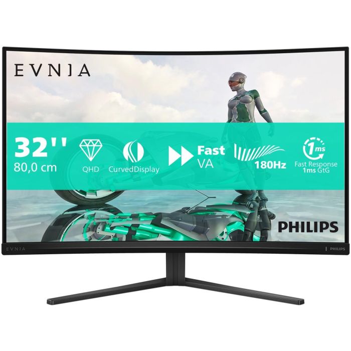 PHILIPS 32M2C3500L Pantalla Curva Gamer 32" QHD 180Hz Panel VA Rápido 0.5ms para PC 0 PHILIPS 32M2C3500L Pantalla Curva Gamer 32" QHD 180Hz Panel VA Rápido 0.5ms para PC 0