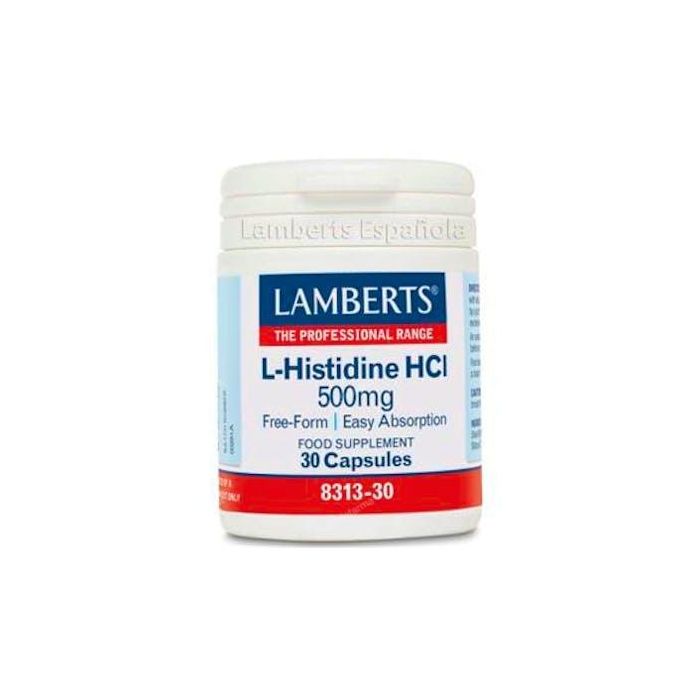 LAMBERTS L-Histidina Hcl 500 Mg 30 Cápsulas