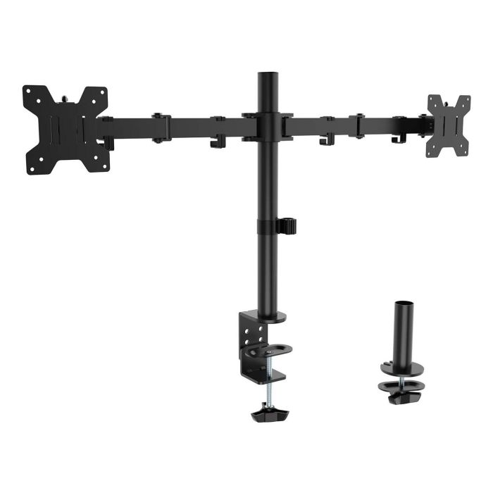 AISENS - SOPORTE DE MESA ECO GIRATORIO E INCLINABLE PARA MONITOR/TV 10KG (3 PIVOTES, 2 BRAZOS) DE 17-32, NEGRO AISENS - SOPORTE DE MESA ECO GIRATORIO E INCLINABLE PARA MONITOR/TV 10KG (3 PIVOTES, 2 BRAZOS) DE 17-32, NEGRO