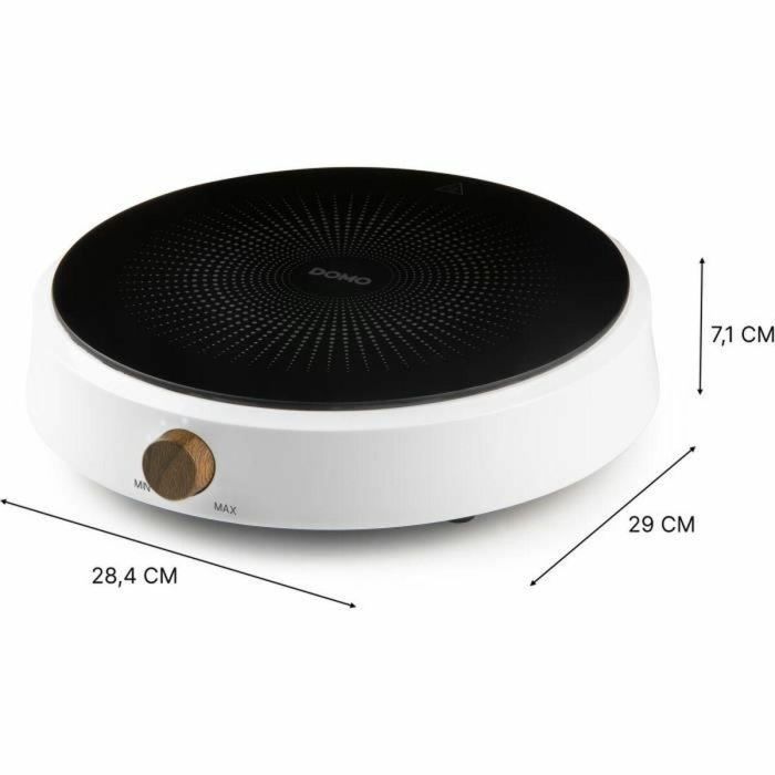 Domo DO30112IP Placa de Inducción 2000 W 1 Quemador Diseño Redondo Blanco 5