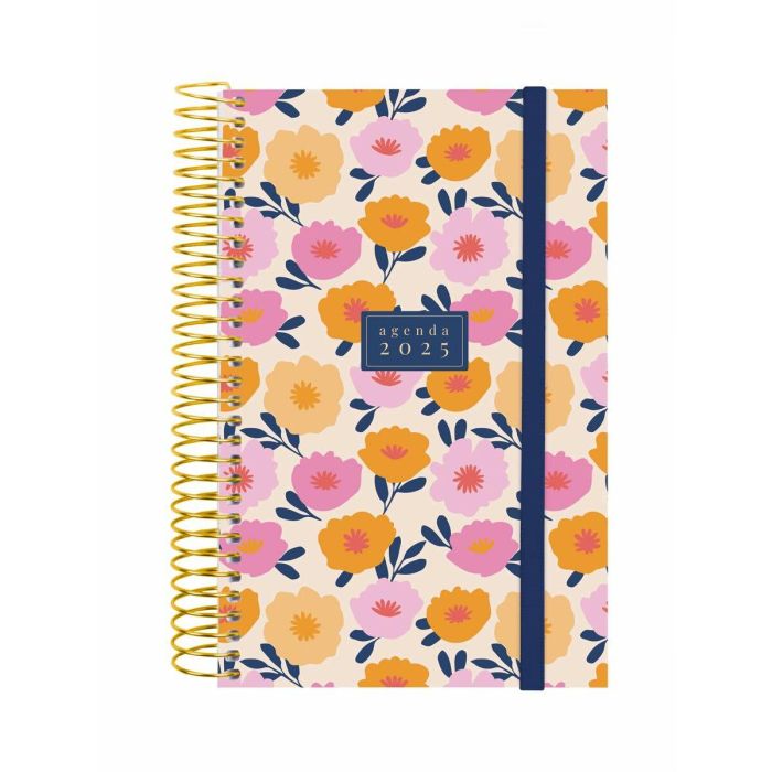 Agenda Finocam DESIGN COLLECTION 11,7 x 18,1 cm 2025 Floral 6