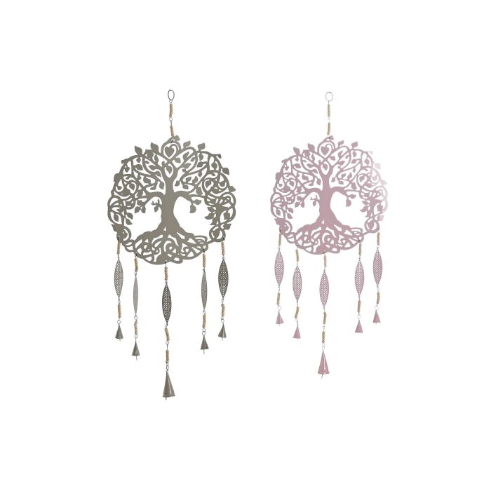 Decoracion Colgante Indio DKD Home Decor Rosa Azul 1 x 77 x 33 cm (4 Unidades) Decoracion Colgante Indio DKD Home Decor Rosa Azul 1 x 77 x 33 cm (4 Unidades)
