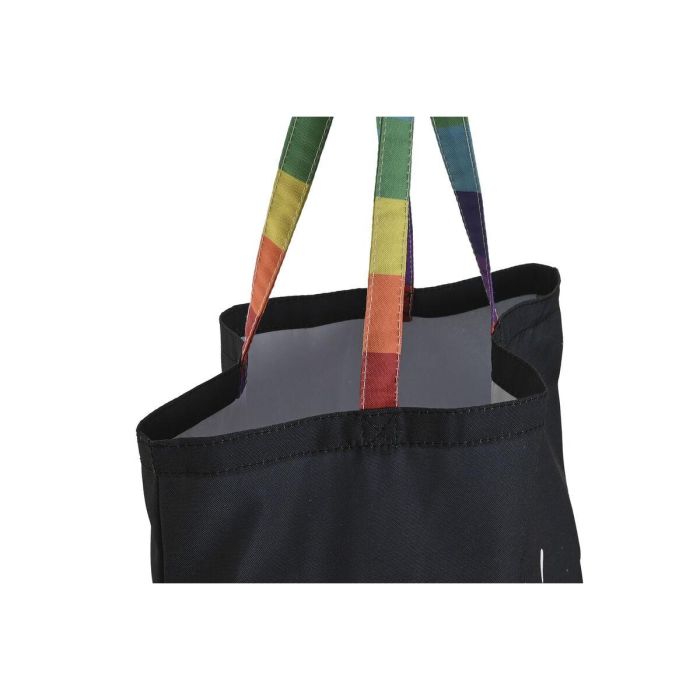 Bolsa Urban DKD Home Decor Multicolor Negro 15 x 40 x 43 cm (2 Unidades) 2