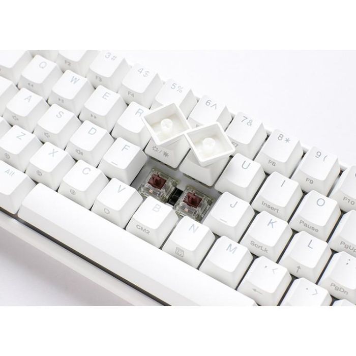 Ducky One 3 Classic Pure White Mini Gaming Tastatur. RGB LED - MX-Red (DKON2161ST-RDEPDPWWWSC1) 1